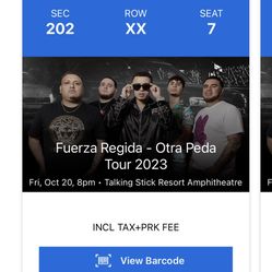 Fuerza Regida Tickets