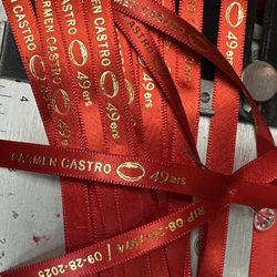 100 Personalize Ribbon / Liston Personalizado