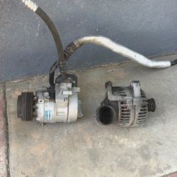 Alternator and compressor for BMW 2002