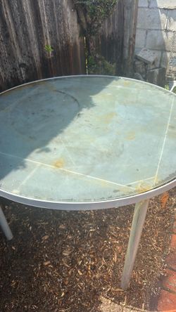 Home and garden glass table