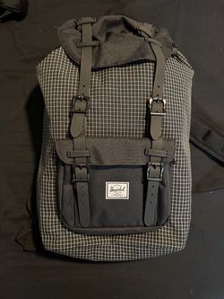 Herschel Little America Backpack Black Plaid