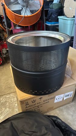 New stainless steel fire pit
