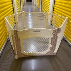 New Toddleroo North States Superyard 6 Panel Door Gate Play Yard Free Standing 26" Tall Adjustable