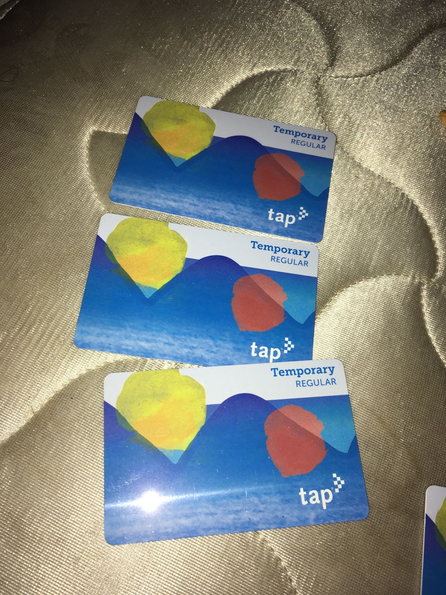 30 day monthly tap cards 3 students