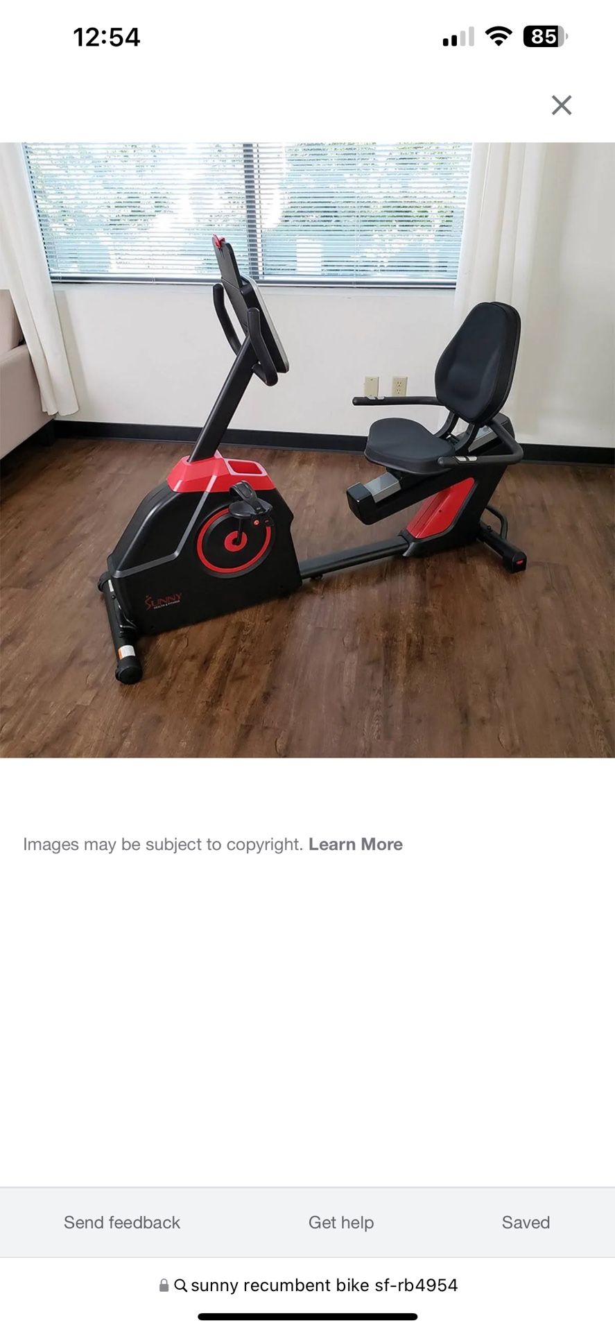 Recumbent Exercise Bike