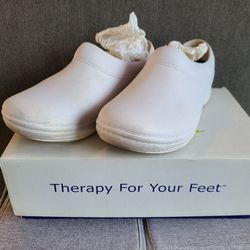 Landau Footwear RX comfort White Clogs 8m (Women's)