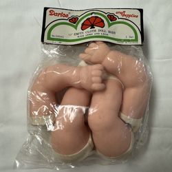 Vintage Darice 12” Cloth Doll Body w/ Arms & Legs – Sealed Package