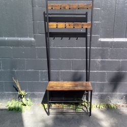 Coat And Shoe Rack