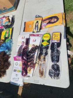 Hair Extension & Braids Lot of 10