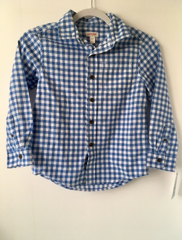 Boys Plaid Shirt, Small