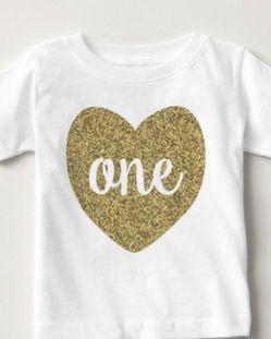 First birthday onesies