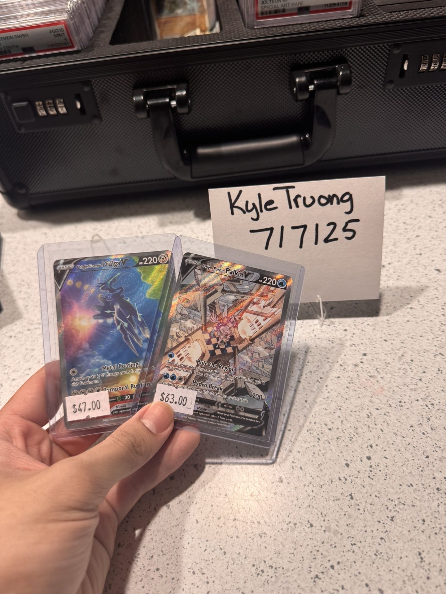 Origin Forme Dialga V And Palkia V