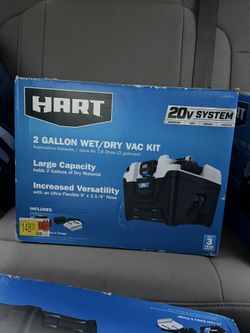 Hart 20-Volt Cordless 2-Gallon Wet/Dry Vacuum Cleaner HPWD01B