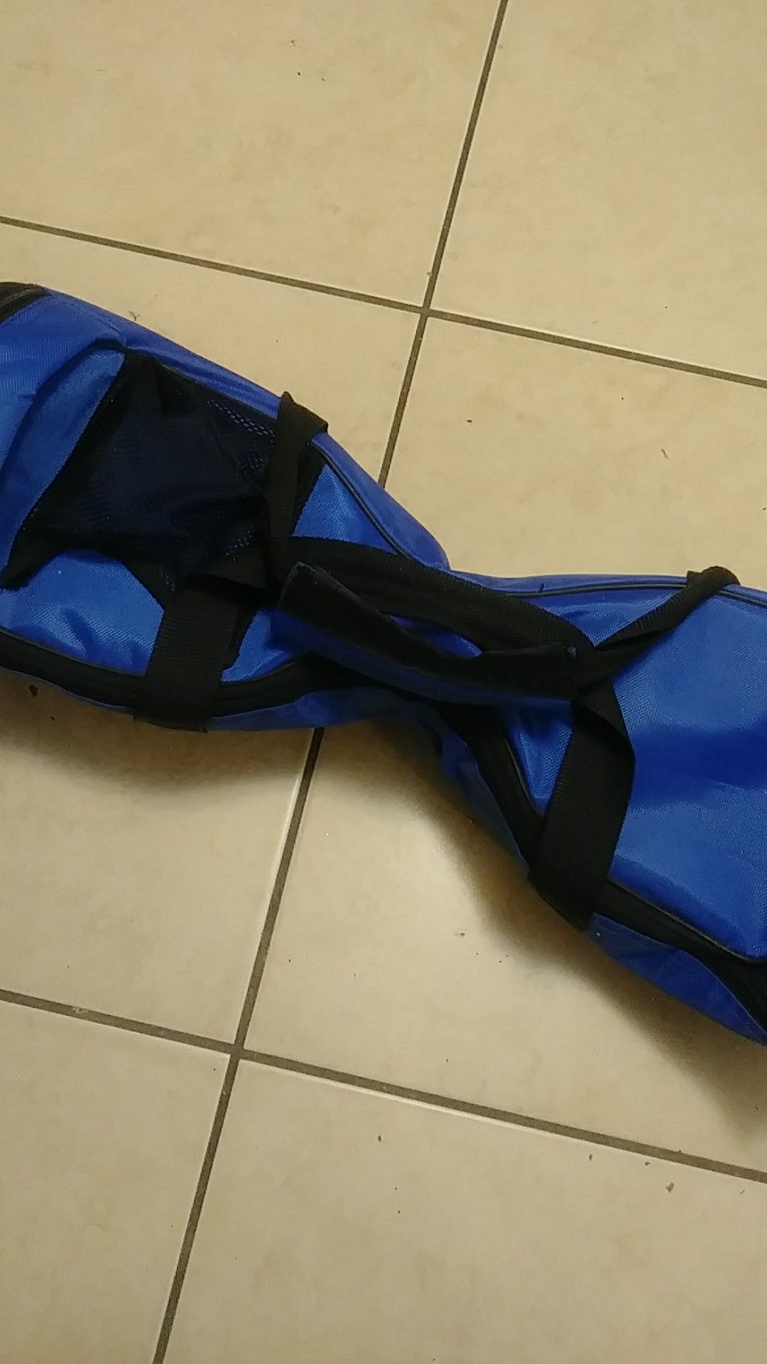 Blue Hoverboad with bag
