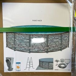 14 Foot Pool, New In The Box (stone print)