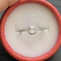 14k White Gold Plated Ring Size 7