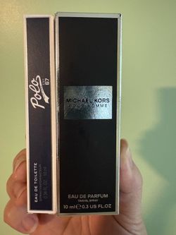 Men travel size perfumes Polo Michael Kors ($50 for 2)