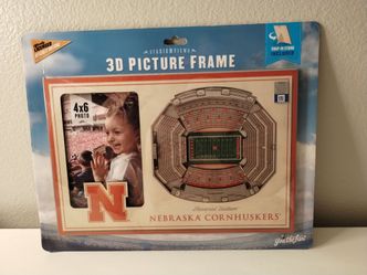 4" x 6" NCAA Nebraska Cornhuskers 3D StadiumViews Picture Frame