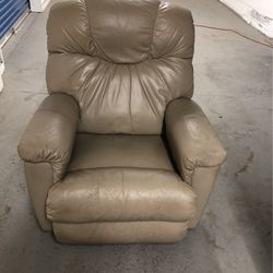 Real leather good condition recliner