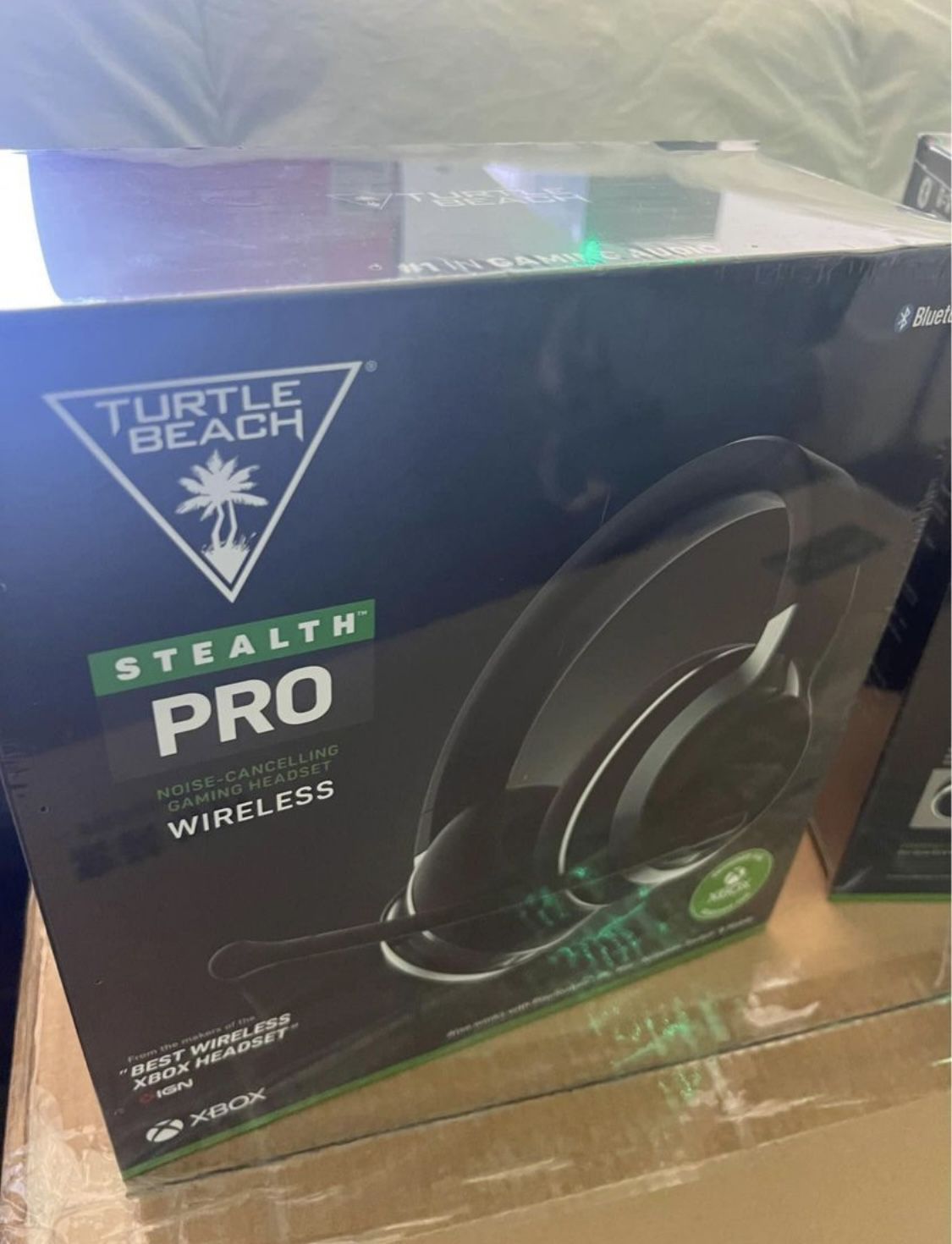 Turtle Beach - Stealth Pro Xbox Edition Wireless Noise-Cancelling Gaming Headset Multiplatform for Xbox, PS5, PS4, Switch, and PC - Dual Batteries New