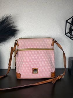 Dooney & Bourke Pink Y2k Monogram Crossbody Bag