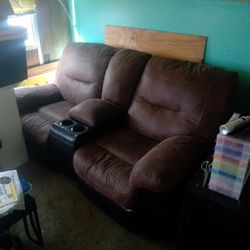 2 Seat Reclining Couch