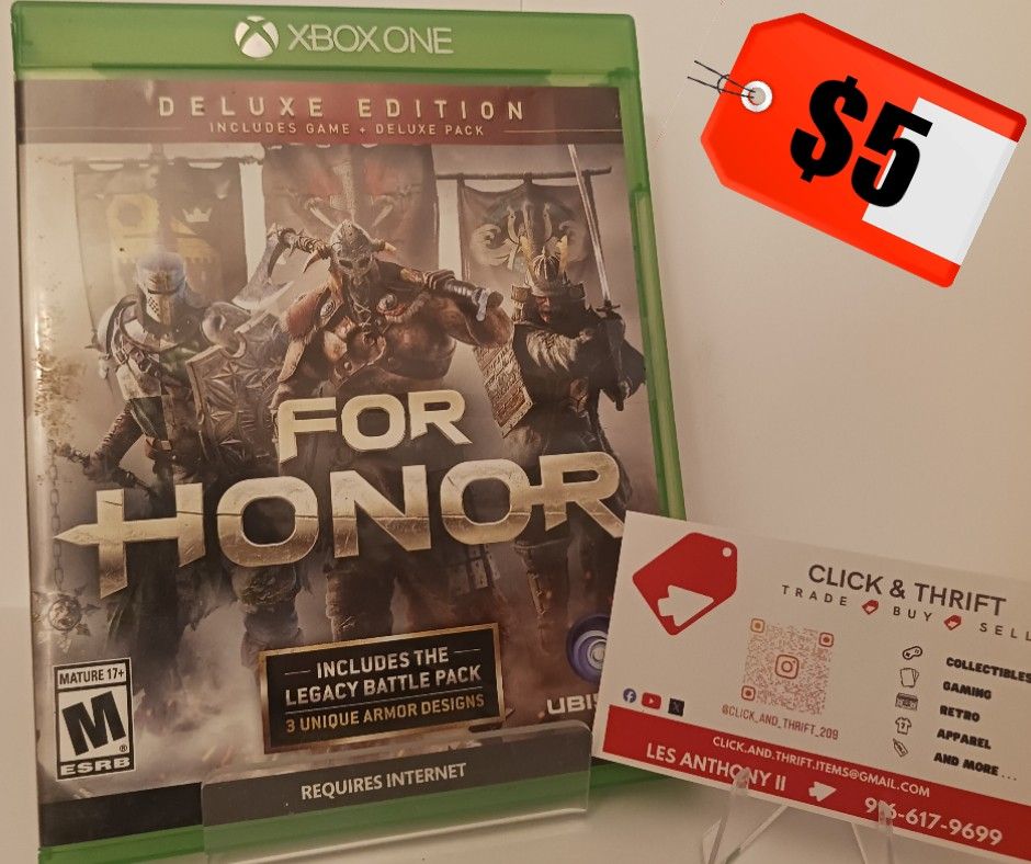 Xbox One For Honor Deluxe Edition Video Game