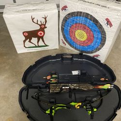 Archery Storage Case And Foam Deer