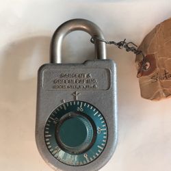 Vintage Sargent & Greenleaf Padlock