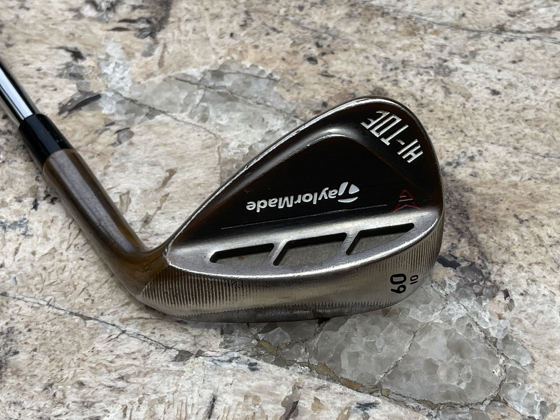TaylorMade Hi-Toe Raw 60 10 Lob Wedge Milled Grind Dynamic Gold S300 Stiff