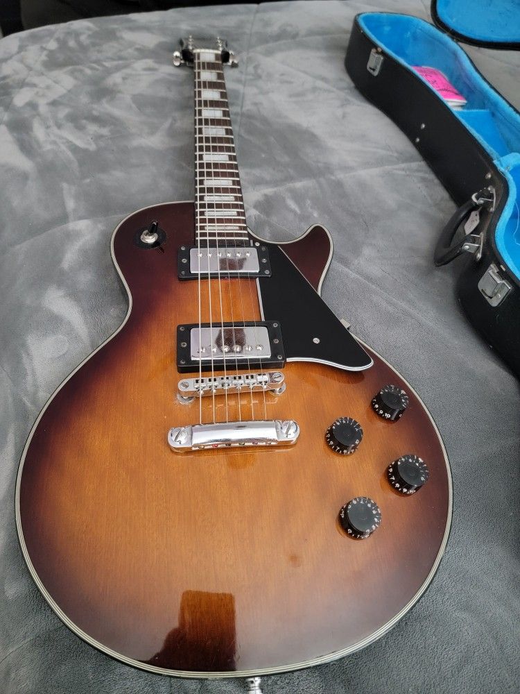 Mann Les Paul Electric Guitar With Hard Case