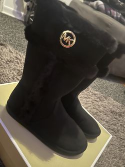 Women Michael Kors Black Boots Size 5