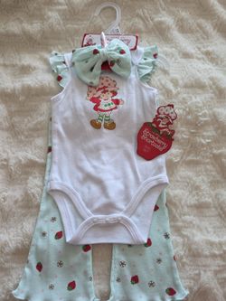 Baby 3 pc Strawberry Shortcake set