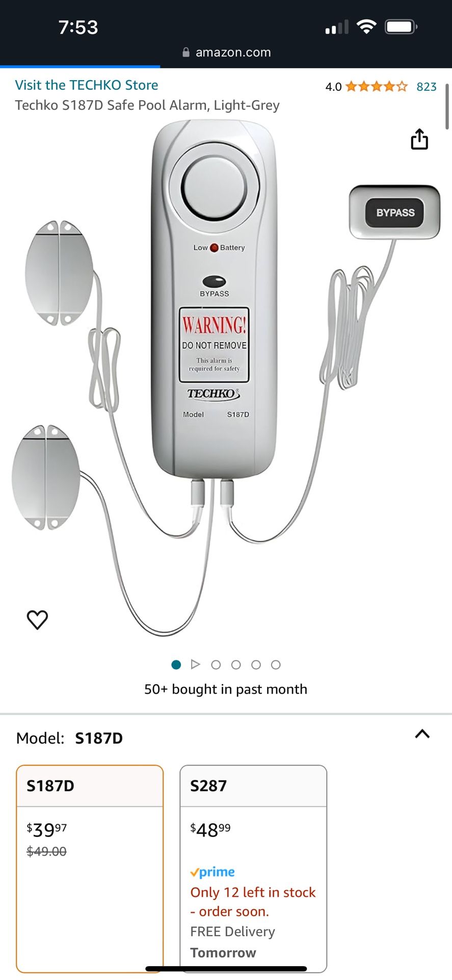 Techko Pool Alarm S187D
