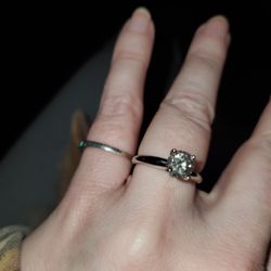 14k Gold One CT. Diamond Ring