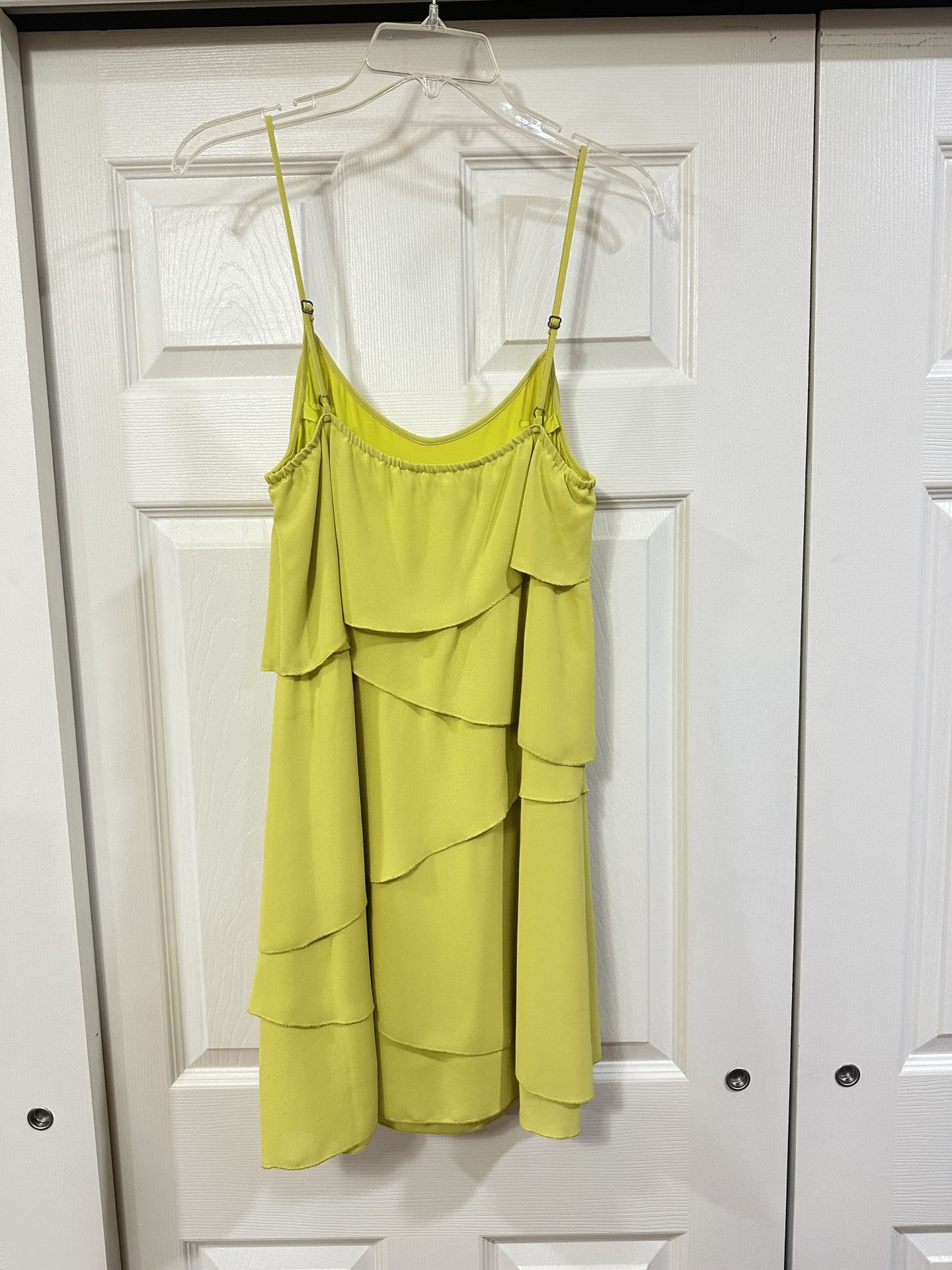 BCBG Lime Green Short Dress Size Small