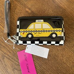 Betsey Johnson Taxi 🚕 Wallet Wristlet