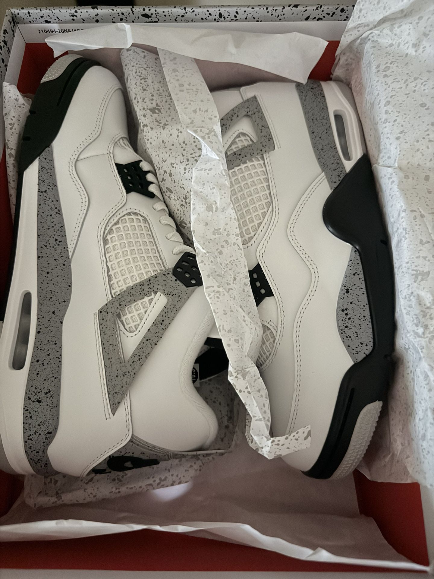 Air Jordan 4 White Cement