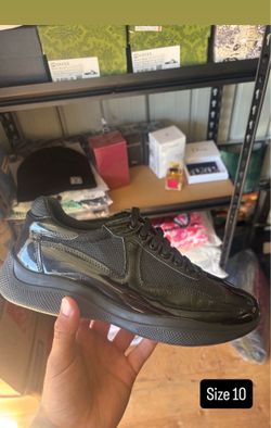All black Prada shoes