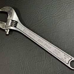 SNAP-ON BLUE-POINT 10 INCH ADJUSTABLE WRENCH