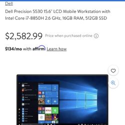 Dell Precision 5530 Laptop 