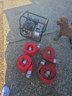 Water pump gas power