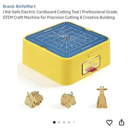 | Kid-Safe Electric Cardboard Cutting Tool | Professional Grade STEM Craft Machine for Precision Cutting & Creative Building