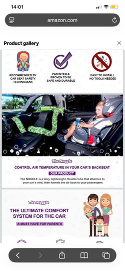 Car AC vent tube Noggle