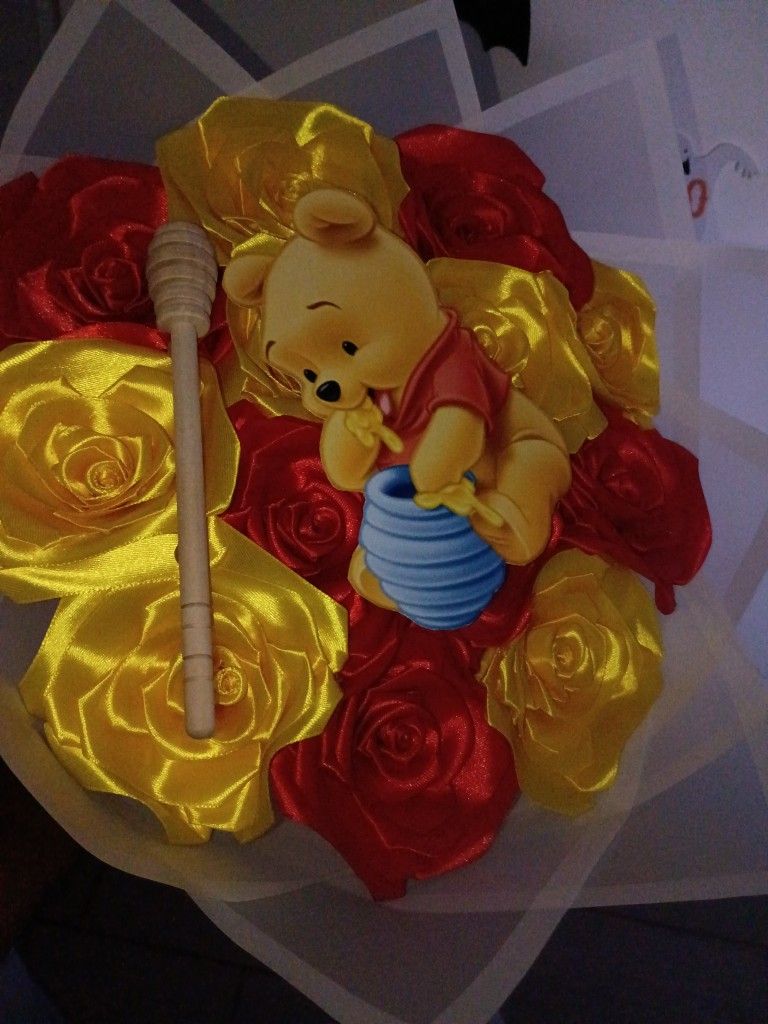 Winnie The Pooh Handmade Flowers