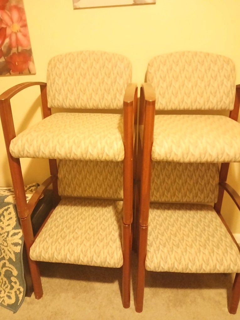 horizon cherry side chair" from 1996. product: 723 horizon cherry side chair, open arm manufacturer: the tag mentions "horizon" and "cherry," 