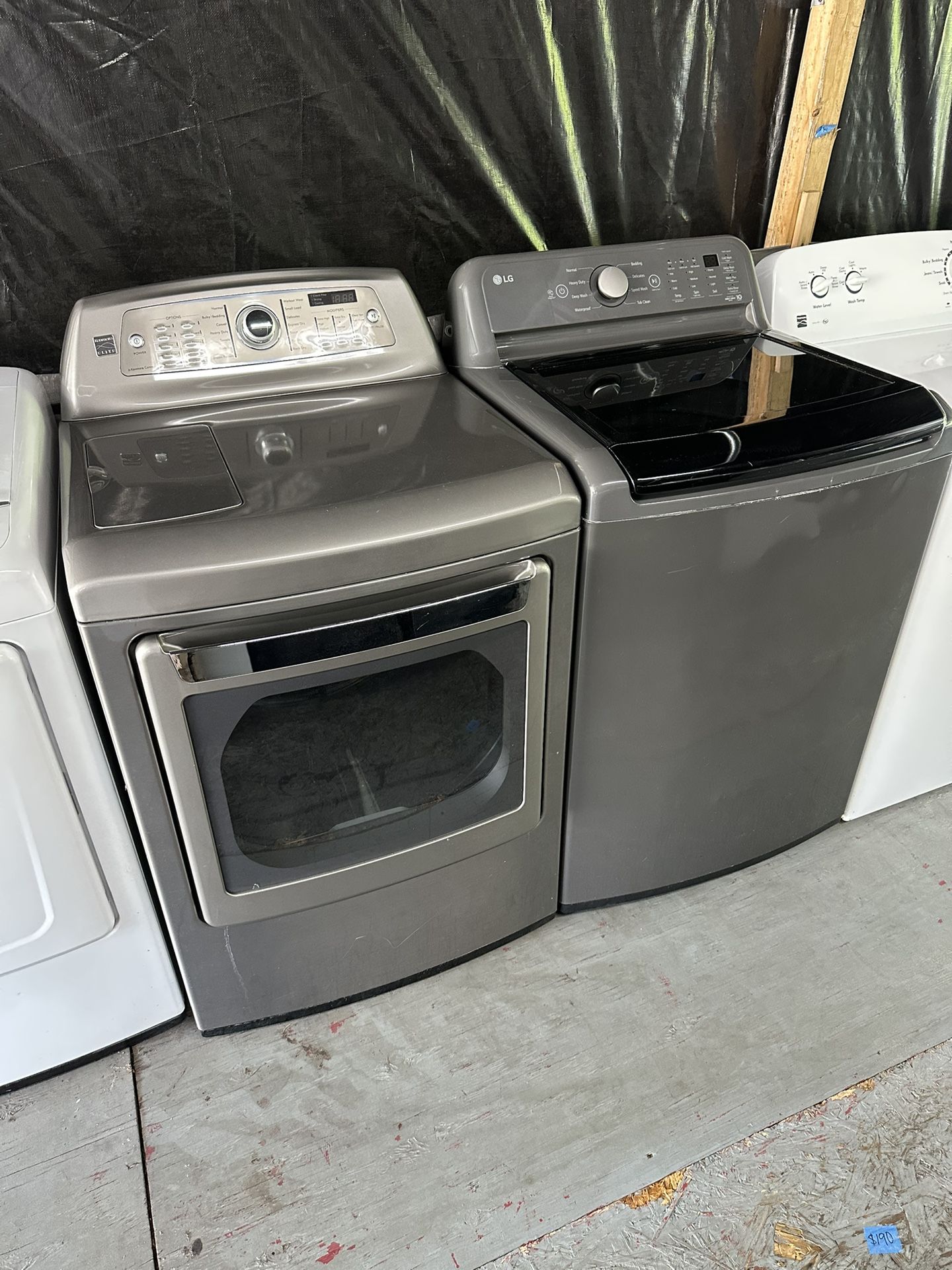 Lg Washer & Kenmore Dryer