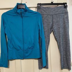 Champion sport jacket &RBX leggings women’s Medium