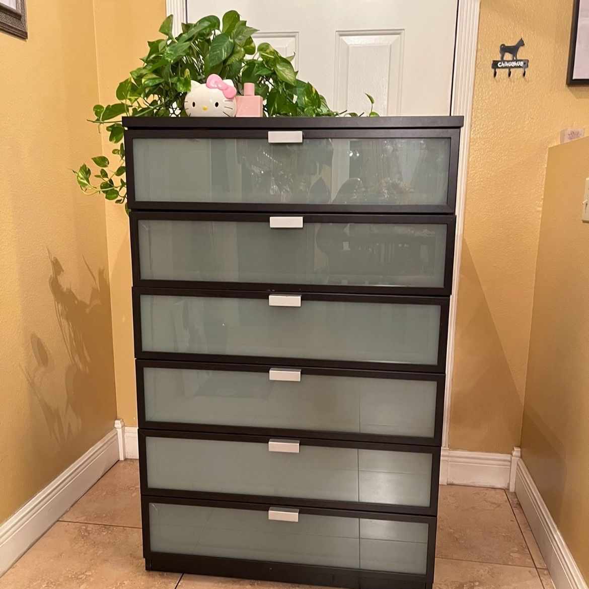 ikea black dresser 6-drawer HAVSTA 6-drawer dresser, black, 475/8x181/2x35"
