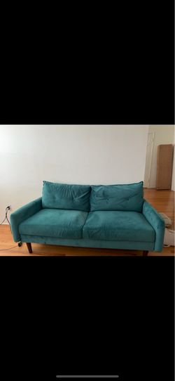 Teal Blue Couch